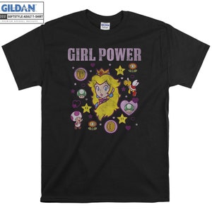 Nintendo Super Mario Peach Girl T-shirt Hoody Kids Enfant Tote Bag Tshirt S-M-L-XL-XXL-3XL-4XL-5XL Gildan Oversized Men Femmes Unisexe 7137