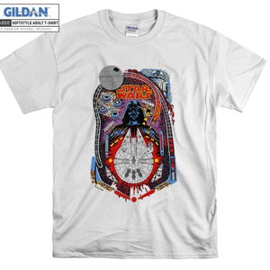 Star Wars Darth Vader Death Star Pinball T shirt Hoodie Hoody T-shirt Tshirt S-M-L-XL-XXL-3XL-4XL-5XL Oversized Men Women Unisex 9381