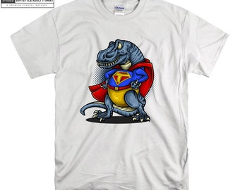 スーパー恐竜Tシャツ T-Rex レトロエビュレーションTシャツ Tシャツ