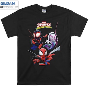 Marvel's Spidey and His Amazing Friends T shirt Hoodie Hoody T-shirt Tshirt S-M-L-XL-XXL-3XL-4XL-5XL Oversized Men Women Unisex 9254