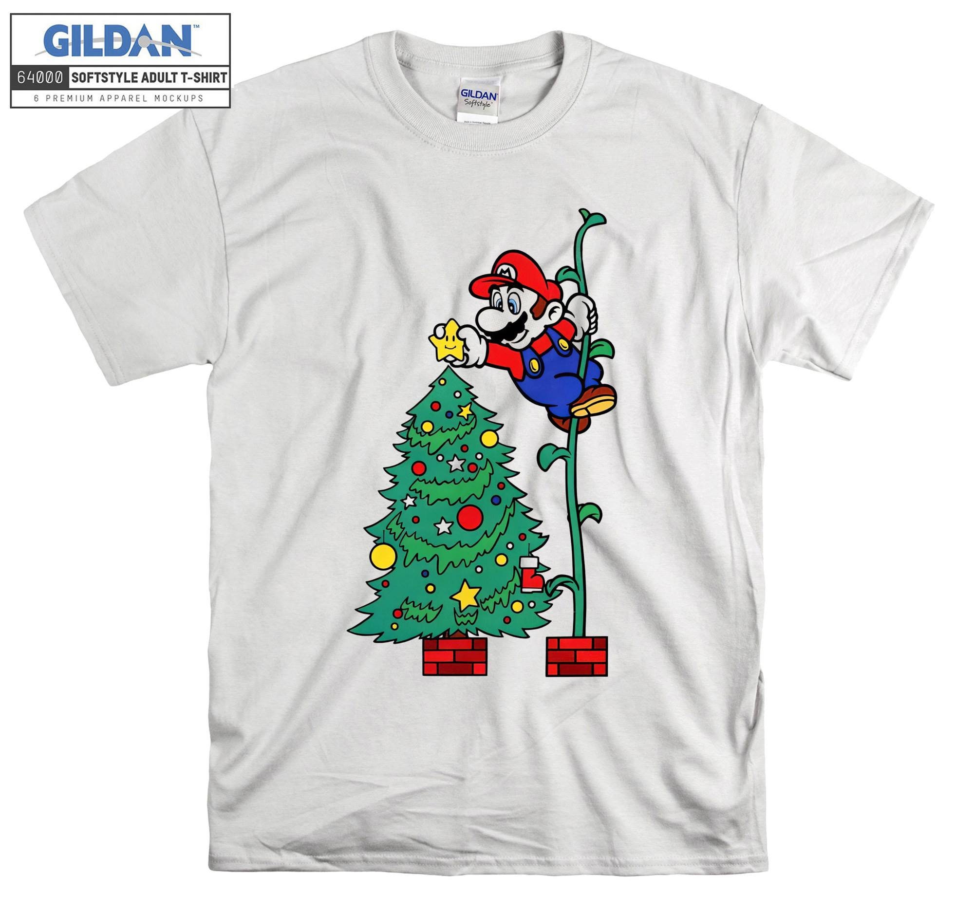 Christmas Jumper Maglione Natale Super Mario Maglione Jacquard