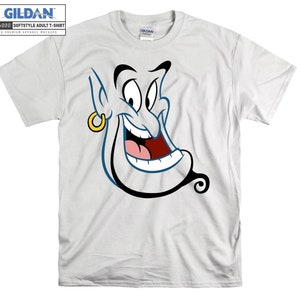 Aladdin Genie Face Costume T-shirt Hoodie Kids Child Tote Bag Tshirt S-M-L-XL-XXL-3XL-4XL-5XL Gildan Oversized Men Women Unisex A357