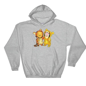 Disney Winnie The Pooh Tigger & Pooh Best Friend Poster Hoodie Sweatshirt Pullover S-M-L-XL-XXL-3XL-4XL-5XL Oversized Men Women Unisex 6797