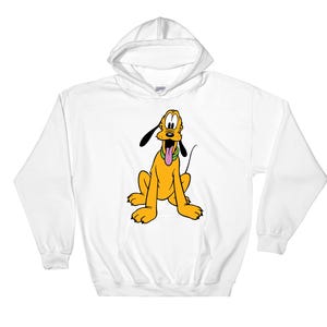 Pluto Dog Cartoon Cute Print Cool Men Women Unisex Hoodie Sweatshirt Pullover S-M-L-XL-XXL-3XL-4XL-5XL Oversized Men Women Unisex 3853