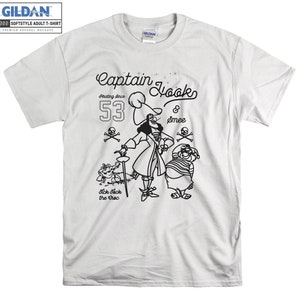Peter Pan Captain Hook Und Mr. Smee T-Shirt Hoody Kinder Tragetasche Tshirt S-M-L-XL-XXL-3XL-4XL-5XL Gildan Oversized Herren Damen Unisex 7144