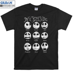 Jack Skellington Disney Weihnachten T-Shirt Hoody Kinder Kinder Tragetasche Tshirt S-M-L-XL-XXL-3XL-4XL-5XL Gildan Oversized Herren Damen Unisex 6955