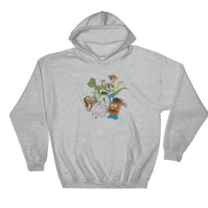 Disney Pixar Toy Story Youve Got A Friend In Me Group Shot Hoodie Sweat  Pullover S-M-L-XL-XXL-3XL-4XL-5XL Oversized Men Women Unisex AC143