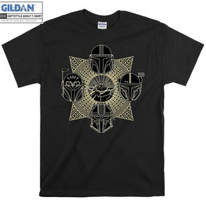 Star Wars The Mandalorian Sezon 3 Grogu Mandalore Warriors T Koszulki, Dziecięce i Dorosłe Bluzy Świąteczne, Personalizowane Piżamy Świąteczne AB884