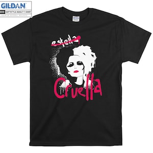 Disney Cruella Estella Punk Rock T-shirt Hoody Kids Child Tote Bag Tshirt S-M-L-XL-XXL-3XL-4XL-5XL Gildan Oversized Men Femmes Unisexe 6666