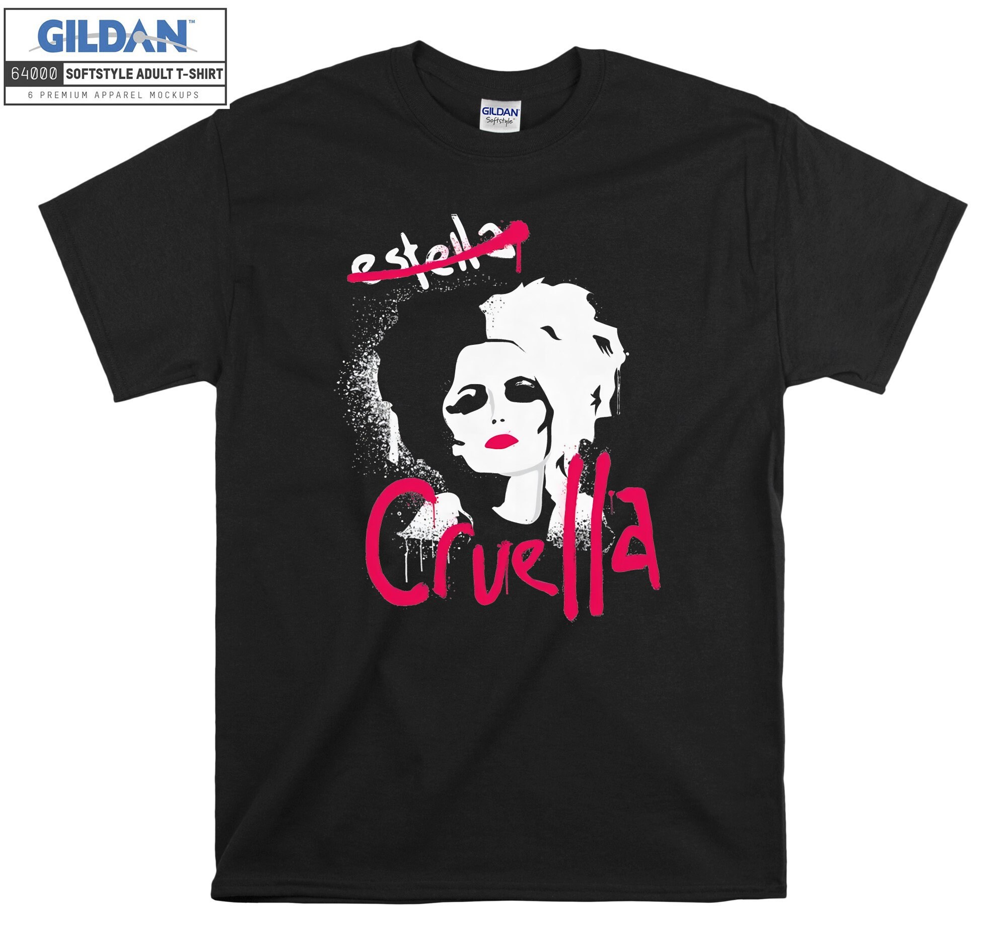 Discover Camiseta Cruella de Vil 101 Dalmatas Perros Vintage para Hombre Mujer