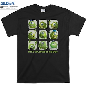 Disney Mike Wazowski Moods Cute T-shirt Hoodie Kids Child Tote Bag Tshirt S-M-L-XL-XXL-3XL-4XL-5XL Gildan Oversized Men Women Unisex 6765