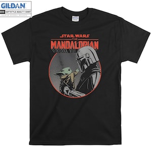 Le Mandalorian Mando et l’Enfant T-shirt Hoody Kids Child Tote Bag Tshirt S-M-L-XL-XXL-3XL-4XL-5XL Gildan Oversized Men Femmes Unisexe 7355