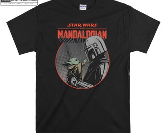 The Mandalorian Mando and the Child T-shirt Hoody Kids Child Tote Bag Tshirt S-M-L-XL-XXL-3XL-4XL-5XL Gildan Oversized Men Women Unisex 7355