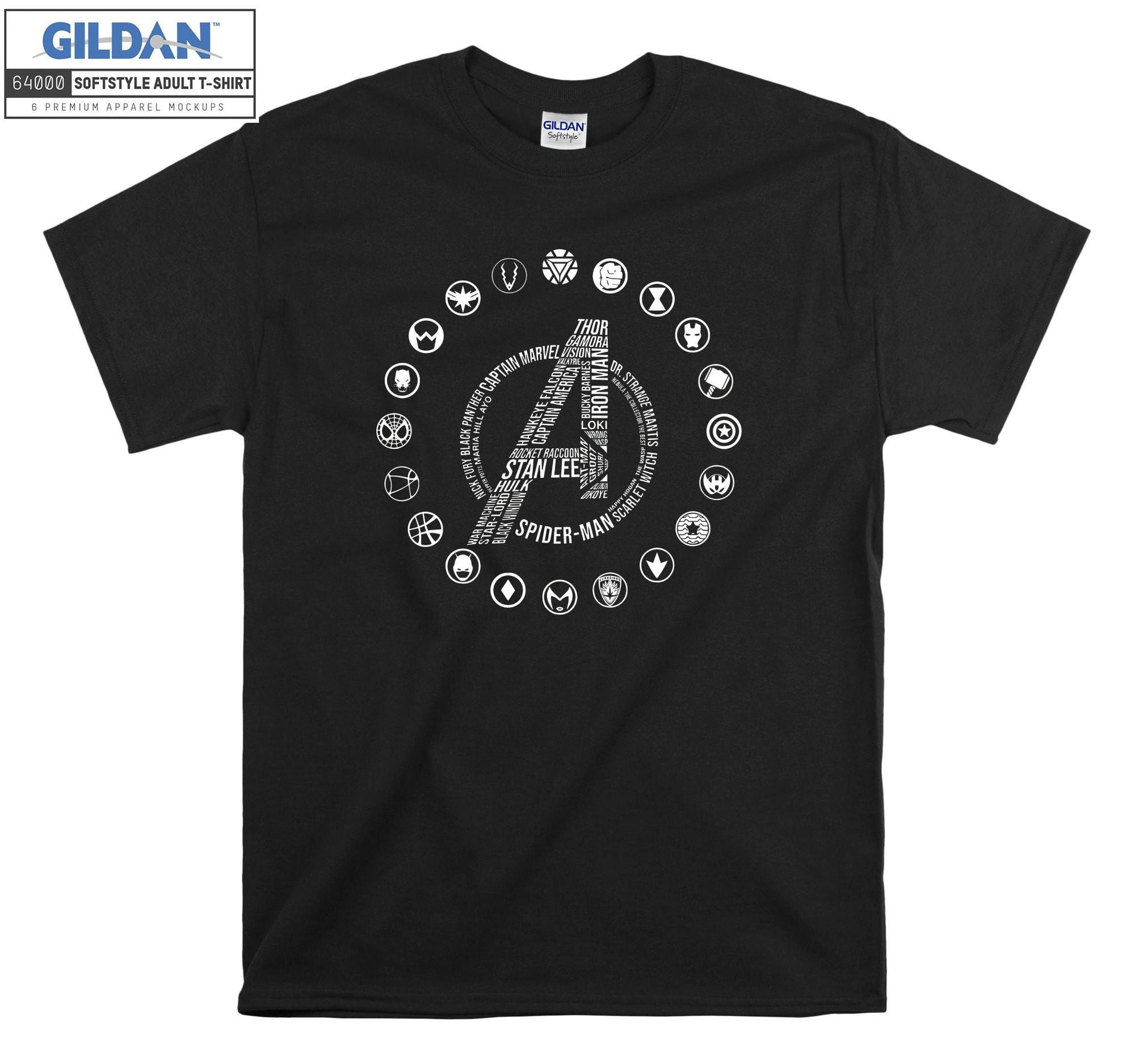 Avengers shirt design sale