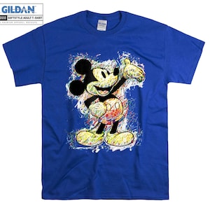Mickey Mouse Colorful Painting T-shirt Hoodie Kids Child Tote Bag Tshirt S-M-L-XL-XXL-3XL-4XL-5XL Gildan Oversized Men Women Unisex A423