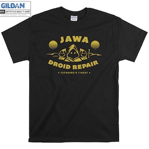 Star Wars Jawa Droid Reparatur T-Shirt Hoodie Kinder Kind Einkaufstasche Tshirt S-M-L-XL-XXL-3XL-4XL-5XL Gildan Übergroße Männer Frauen Unisex A599