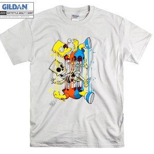 Les Simpsons Funny Figure T-shirt Sweat à capuche Enfants Enfant Sac fourre-tout Tshirt S-M-L-XL-XXL-3XL-4XL-5XL Gildan Surdimensionné Hommes Femmes Unisexe A673