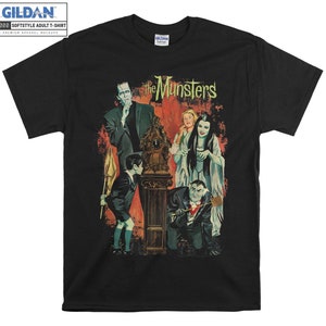 The Munster Halloween Frankenstein T-shirt Felpa con cappuccio Bambini Borsa tote per bambini Maglietta S-M-L-XL-XXL-3XL-4XL-5XL Gildan Oversize Uomo Donna Unisex A804