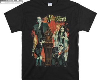 The Munster Halloween Frankenstein T-shirt Hoodie Kids Child Tote Bag Tshirt S-M-L-XL-XXL-3XL-4XL-5XL Gildan Oversized Men Women Unisex A804