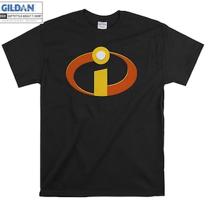 Disney Incredibles Logo Graphic T-shirt Hoody Kids Child Tote Bag Tshirt S-M-L-XL-XXL-3XL-4XL-5XL Gildan Oversized Men Women Unisex 6713