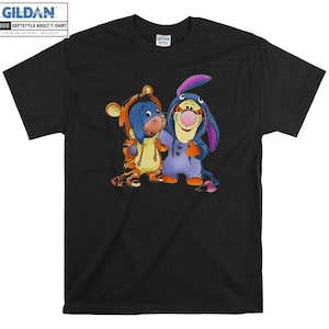 Tigger And Eeyore Winnie The Pooh T-shirt Hoody Kid Child Tote Bag Tshirt S-M-L-XL-XXL-3XL-4XL-5XL Gildan Oversized Men Women Unisex 7483