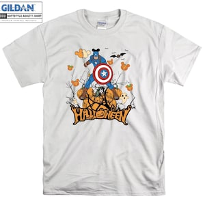 Halloween Marvel Comfort Avengers T-shirt Hoodie Kinder Kinder Tragetasche Tshirt S-M-L-XL-XXL-3XL-4XL-5XL Gildan Oversized Herren Damen Unisex A128