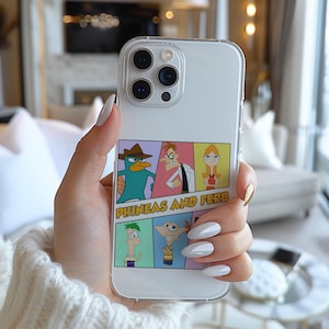 Disney Phineas And Ferb Retro 90s Character Phone Case AB446