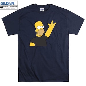 The Simpsons Homer Simpson Rock T-shirt con cappuccio Tote Bag T-shirt con cappuccio T-shirt S-M-L-XL-XXL-3XL-4XL-5XL Uomo oversize Donna Unisex 4928