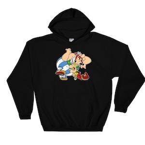 Astrix Obelix 有名漫画テレビシリーズキャラクター ポスター パーカー スウェットシャツ プルオーバー S-M-L-XL-XXL-3XL-4XL-5XL オーバーサイズ メンズ レディース ユニセックス 4489