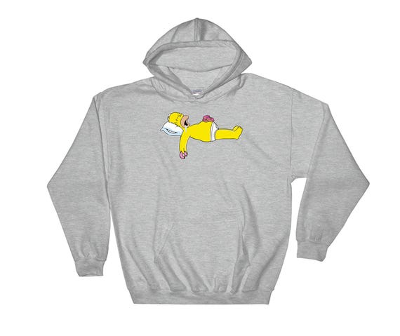 Les Simpsons célèbres séries télévisées de dessins animés Homer Simpson  Sweat-shirt à capuche Pull S-M-L-XL-XXL-3XL-4XL-5XL Oversize Hommes Femmes