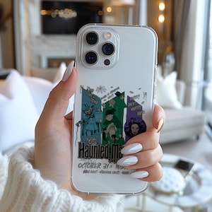 Retro Disney Halloween Haunted Mansion Hitchhiking Phone Case AC488