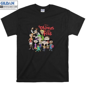 Phineas And Ferb Funny Cartoon T shirt Hoodie Hoody T-shirt Tshirt S-M-L-XL-XXL-3XL-4XL-5XL Oversized Men Women Unisex 6452
