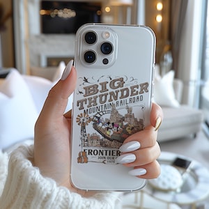 Disney Mickey Mouse's Friends Big Thunder Mountain Railroad Divertente Famoso Personaggio dei cartoni animati Figura Custodia per telefono k663