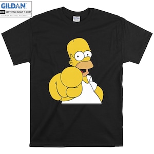 Os simpsons personagem camiseta com capuz crianças criança sacola tshirt S-M-L-XL-XXL-3XL-4XL-5XL gildan oversized masculino feminino unisex a674