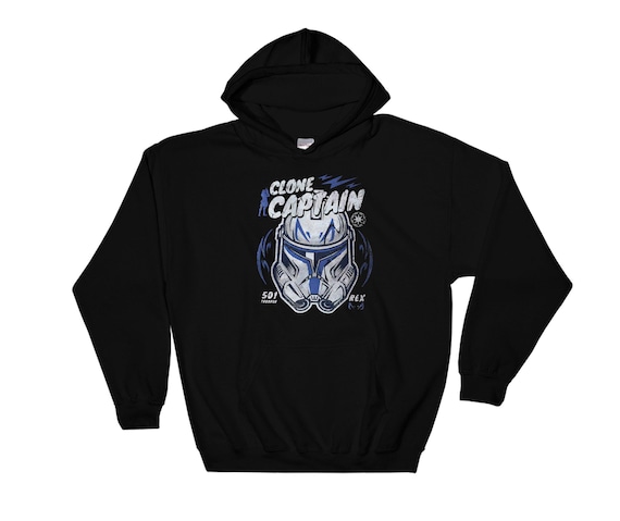 Vintage Star Wars Clone Captain Rex The Clone Wars Hoodie Sweat Pullover  S-M-L-XL-XXL-3XL-4XL-5XL Oversized Men Women Unisex AC1018