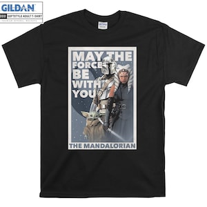 The Mandalorian Ahsoka May The Force T-shirt Hoody Kid Child Tote Bag Tshirt S-M-L-XL-XXL-3XL-4XL-5XL Gildan Oversized Men Women Unisex 7340