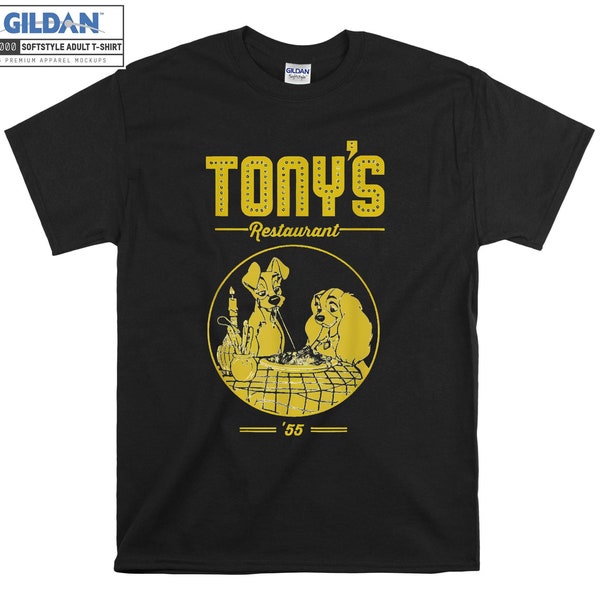 Tony's Restaurant Poster Vneck T-shirt Hoodie Kids Child Tote Bag Tshirt S-M-L-XL-XXL-3XL-4XL-5XL Gildan Oversized Men Women Unisex A264