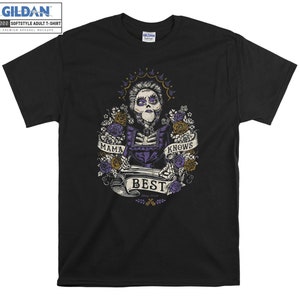 Disney Coco Mama Connaît le meilleur T-shirt coloré Hoody Kids Child Tote Bag Tshirt S-M-L-XL-XXL-3XL-4XL-5XL Gildan Oversized Men Femmes Unisexe 6662