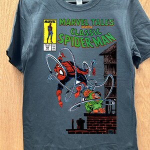 The Amazing Spider-Man Figure T-shirt Sweat à capuche Enfants Enfant Sac fourre-tout Tshirt S-M-L-XL-XXL-3XL-4XL-5XL Gildan Surdimensionné Hommes Femmes Unisexe A713