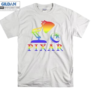 Pixar Rainbow Pixar T-shirt Hoodie Kids Child Tote Bag Tshirt S-M-L-XL-XXL-3XL-4XL-5XL Gildan Oversized Men Women Unisex A447