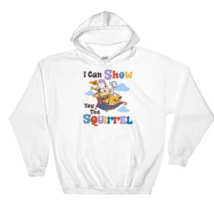 Sudadera con capucha de Disney Up Movie Dug The Dog I Can Show You The Squirrel, tallas S, M, L, XL, XXL, 3XL, 4XL y 5XL, unisex, para hombre y mujer, AB642