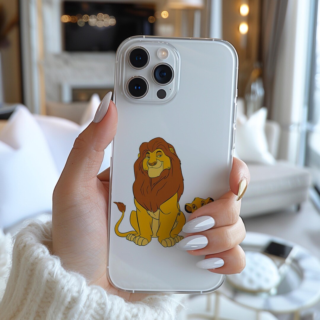 Disney the Lion King Young Simba and Mufasa Phone Case AB595 - Etsy