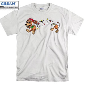 Slinky Dog Christmas Toy camiseta con capucha niños niño bolso de mano camiseta S-M-L-XL-XXL-3XL-4XL-5XL Gildan de gran tamaño hombres mujeres unisex A960