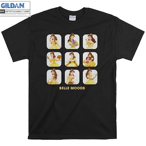 Disney Belle Moods Box Up Funny T-shirt Felpa con cappuccio Bambini Tote Bag Tshirt S-M-L-XL-XXL-3XL-4XL-5XL Gildan Oversize Men Women Unisex 6649
