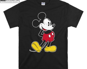 Disney Mickey Mouse Classic T-shirt Hoody Kids Child Tote Bag Tshirt S-M-L-XL-XXL-3XL-4XL-5XL Gildan Oversized Men Women Unisex 6759