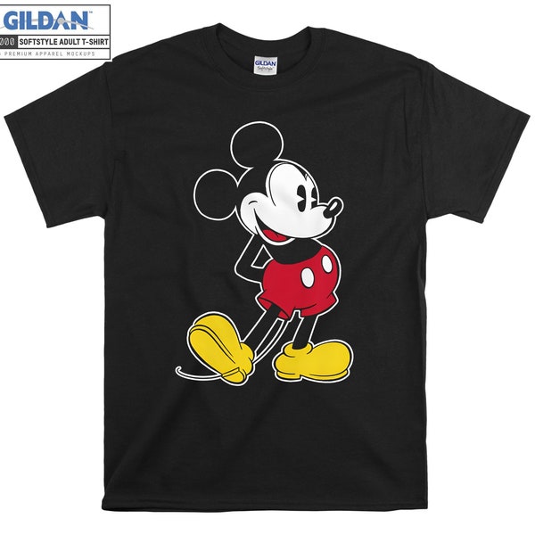 Disney Mickey Mouse Classic T-shirt Hoody Kids Child Tote Bag Tshirt S-M-L-XL-XXL-3XL-4XL-5XL Gildan Oversized Men Women Unisex 6759