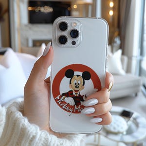 Custodia per telefono Disney Retro Mickey Mouse Club 1928 Steamboat Willie AC165
