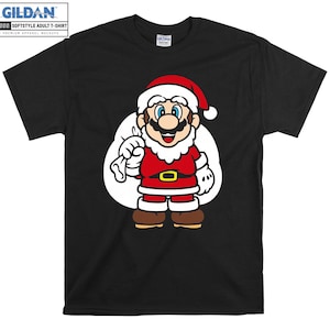 Super Mario Noel Costume T-shirt Hoodie Kids Child Tote Bag Tshirt S-M-L-XL-XXL-3XL-4XL-5XL Gildan Oversized Men Women Unisex A758