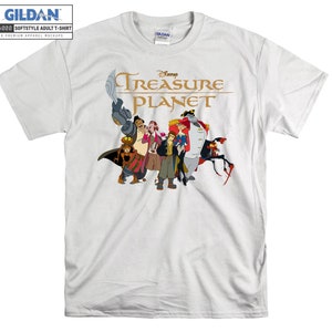 Disney Treasure Planet Logo T-shirt Hoodie Kids Child Tote Bag Tshirt S-M-L-XL-XXL-3XL-4XL-5XL Gildan Oversized Men Women Unisex A499