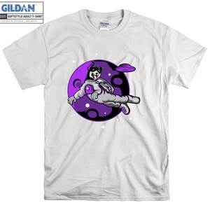 Camiseta Dog Astronaut Animal Space Camiseta Fantástica Camiseta Oversized S M L XL XXL 3XL 4XL 5XL Hombres Mujeres Unisex D3366